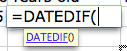 However, once you do open the parenthesis you will get a link to a Help file in some versions of Excel