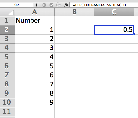 Note that when you include text or empty cells those are ignored in the calculation