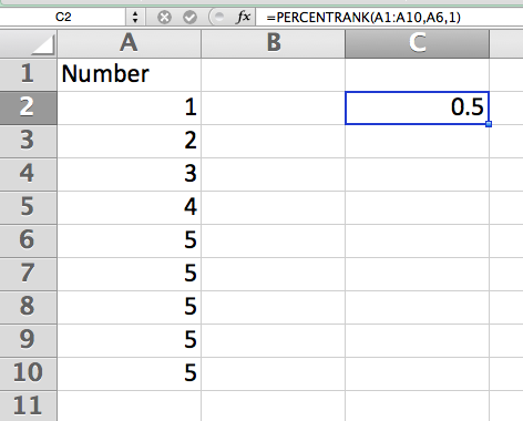 Even if no numbers are higher than the value you specify, the calculation will still be based on those lower