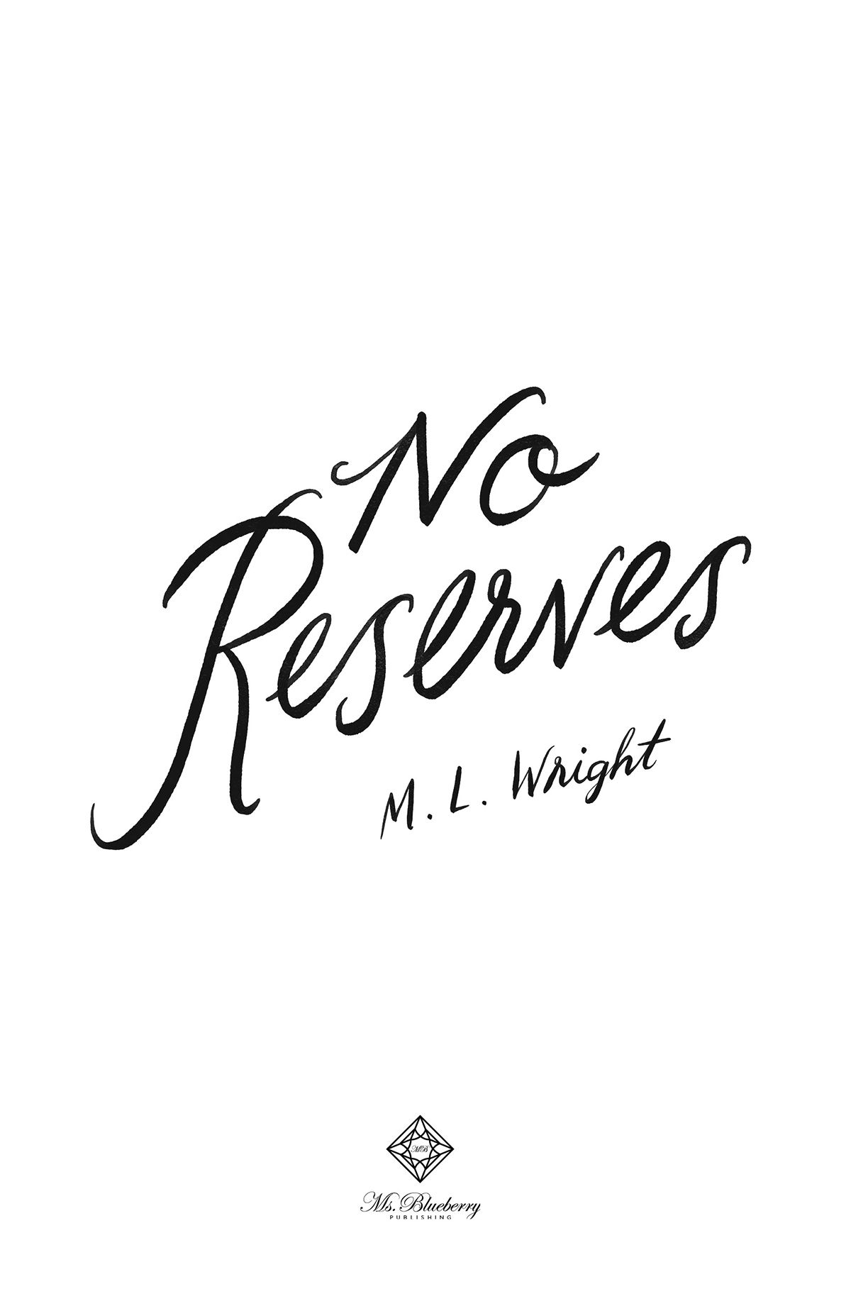 No Reserves title page