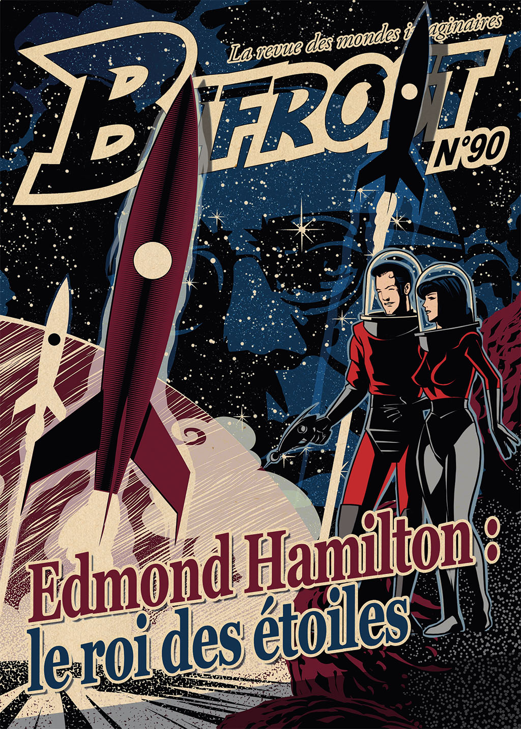 Couverture - Bifrost n° 90 - Spécial Edmond Hamilton