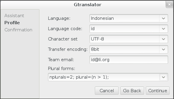 Time for action – translating UI texts