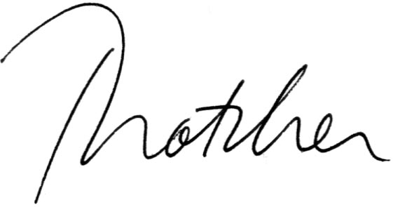 Thatcher's signature.