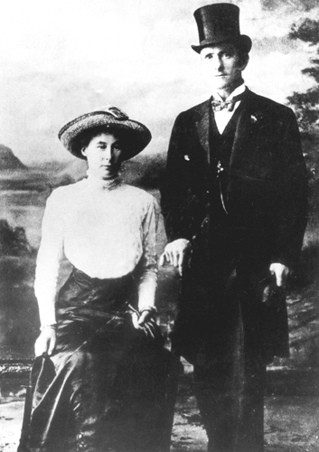 George Joseph Smith e Bessie Williams il giorno delle nozze. Bessie sarebbe poi diventata la sua prima vittima. (© TopFoto)