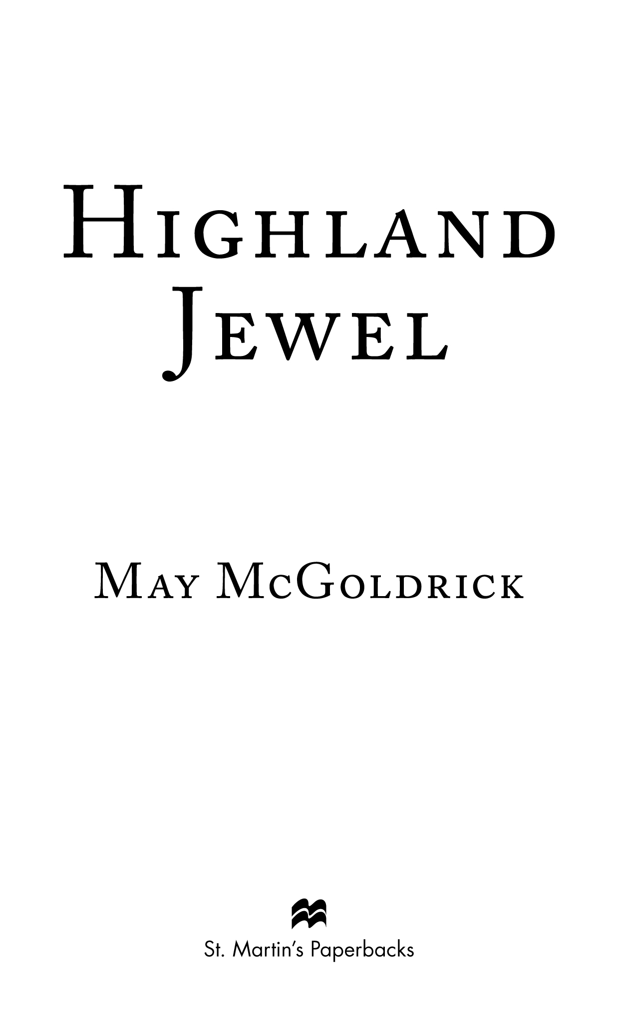 Highland Jewel by May McGoldrick