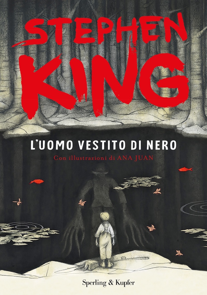 Copertina. «L’uomo vestito di nero» di Stephen King, Ana Juan