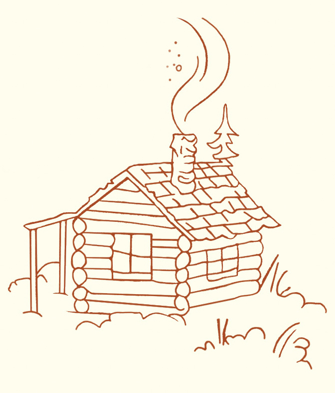 cabin-lineart