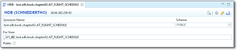 Public Synonym for a Column View