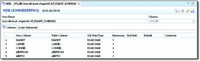 Runtime Object for an Attribute View