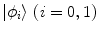 $$|\phi _i\rangle \ (i=0,1)$$