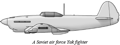 A Soviet air force Yak fighter