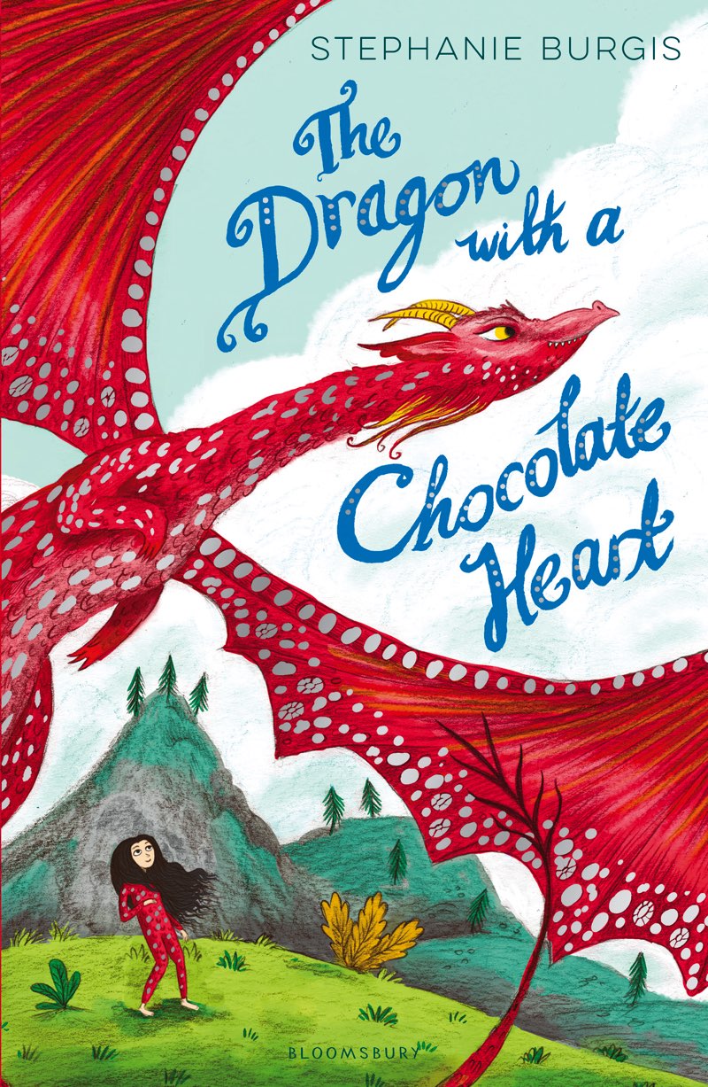 The Dragon with a Chocolate Heart - UK cover