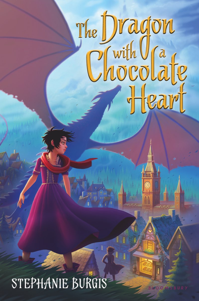 The Dragon with a Chocolate Heart - North American cover