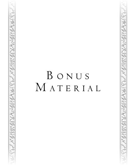 Bonus Material