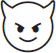 Emoji: Smiling face with horns