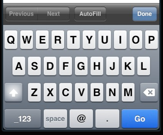 input types email address email input The email input type provides a specialized keyboard on iOS devices