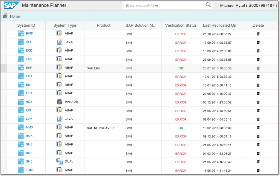 Selecting the EHP System for Upgrading and Migrating to SAP Business Suite on SAP HANA