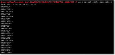 Example Log File for the R3LOAD Export Jobs