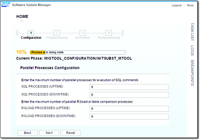 Determining the Number of Processes to be Utilized for the Compare