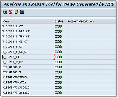 Error-Free Display within Transaction HDBVIEWS