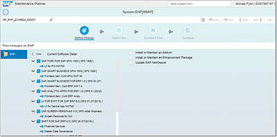 Selecting the Option to Install SAP S/4HANA Finance as an Add-On