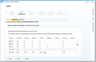 Validating the Target Versions for the Components Being Installed