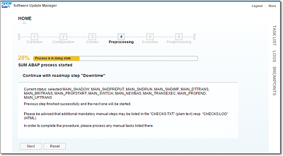 Confirmation That the Preprocessing Step Is Complete