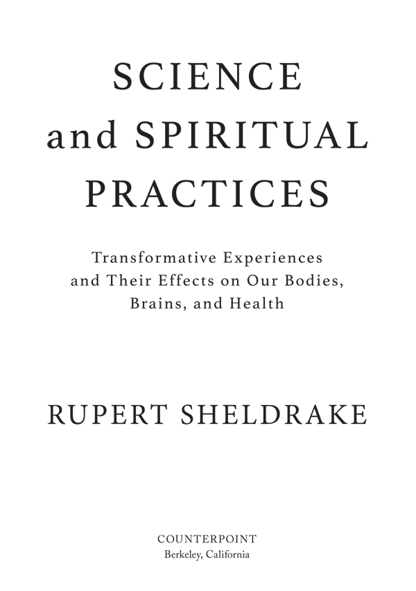 SCIENCE and SPIRITUAL PRACTICES