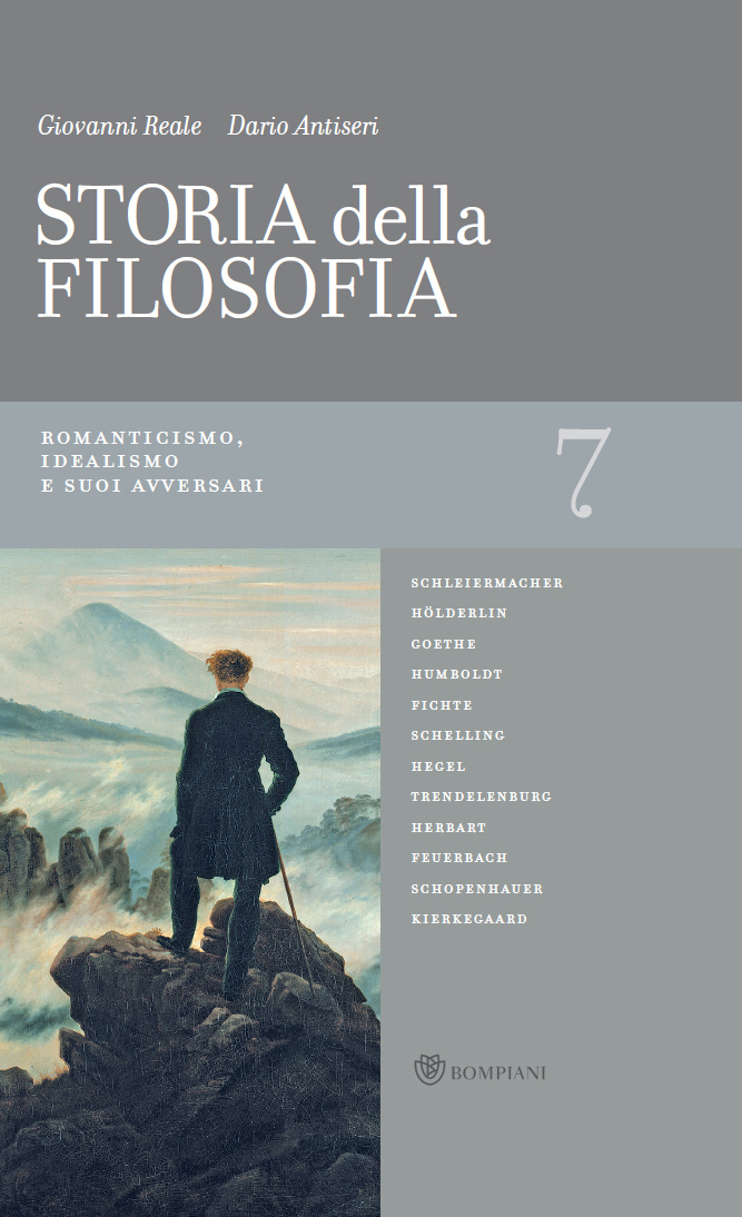 Copertina: Storia della filosofia 7; Giovanni Reale e Dario Antiseri