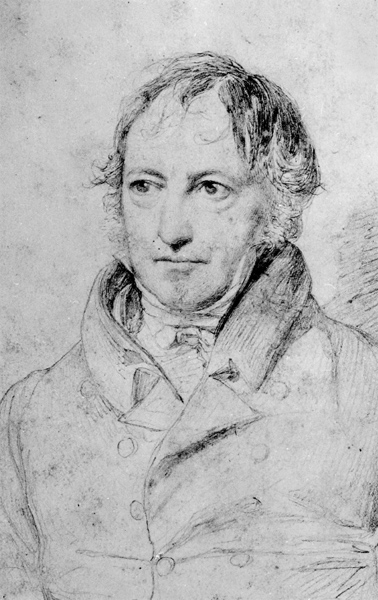 Wilhelm Hensel (1794-1861), Ritratto di Hegel. Berlino, Kupfertichkabinett, Staatliche Museen