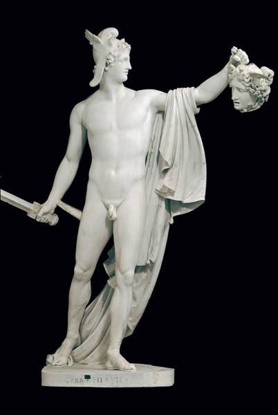 Perseo trionfante (1797-1801). Vaticano, Museo Pio Clementino, Gabinetto del Perseo