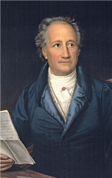 Karl Stieler (1781-1858), Ritratto di Goethe. Berlino, Staatsbibliothek