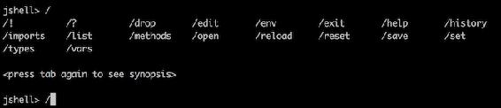 JShell Commands