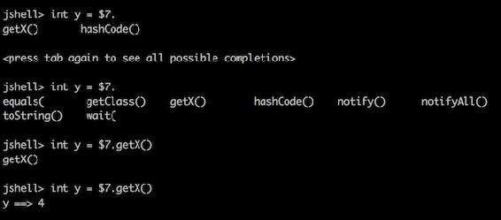 JShell Commands