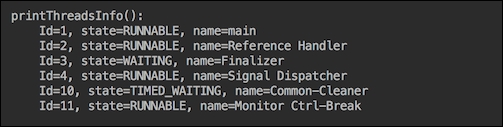 Monitoring Threads