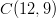 C(12, 9)