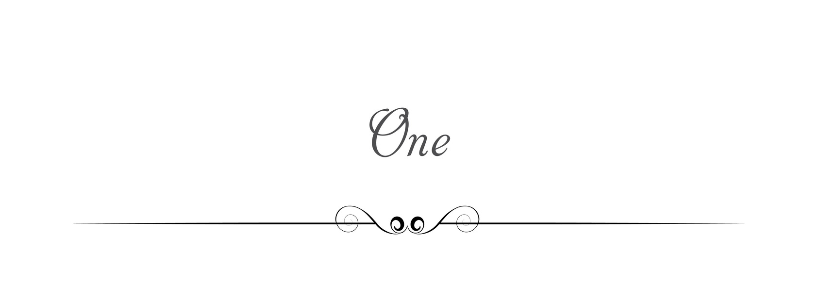 One