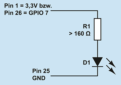 Simple LED-Schaltung