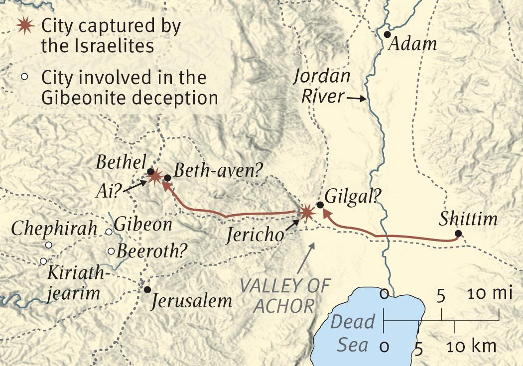 Israel Enters Canaan