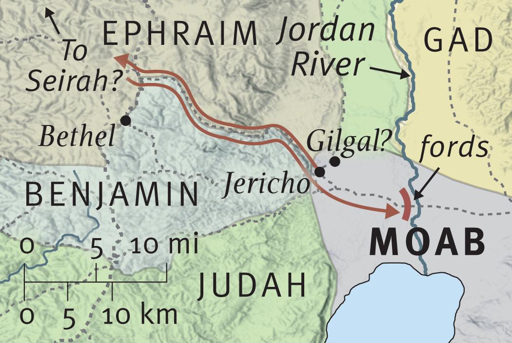 Ehud Defeats the Moabites