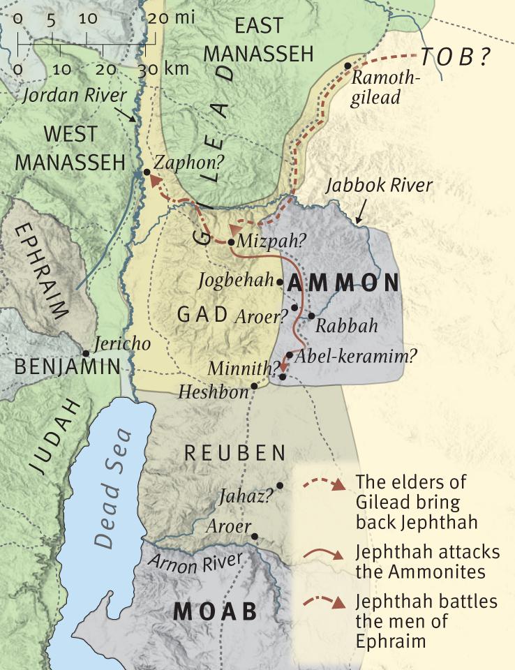 Jephthah Defeats the Ammonites