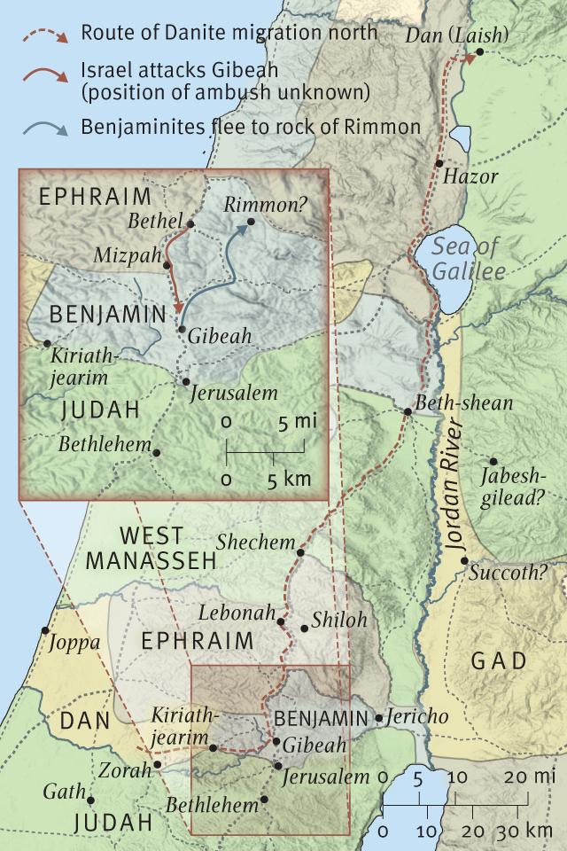 Dan’s Migration and Israel’s War with Benjamin