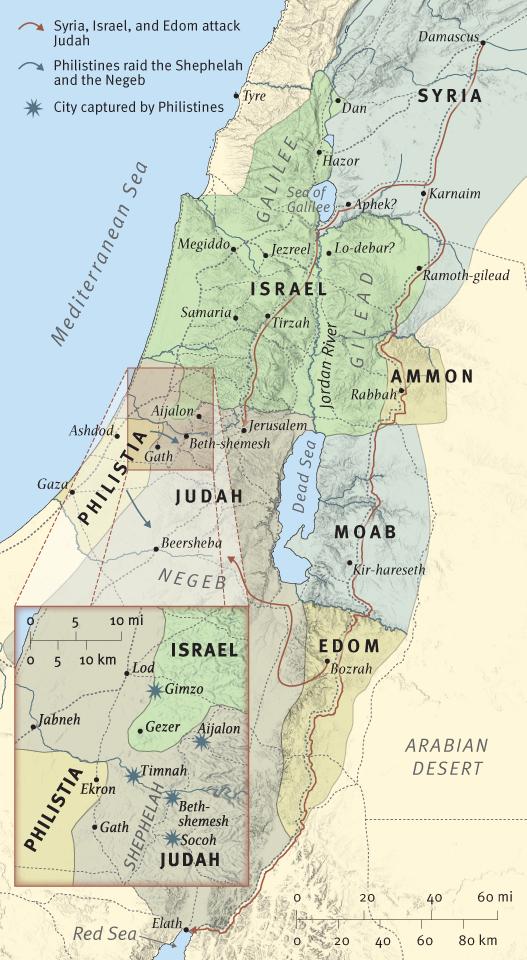 Syria and Israel Attack Judah