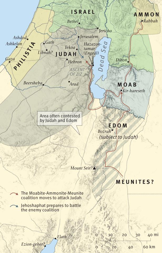 The Moabite Alliance Attacks Judah