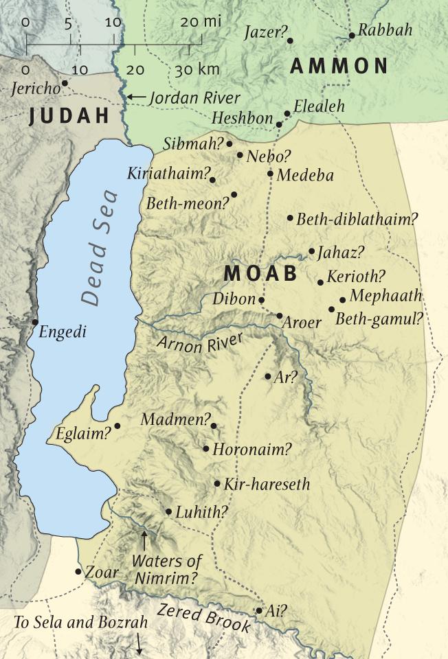 Isaiah Prophesies against Moab