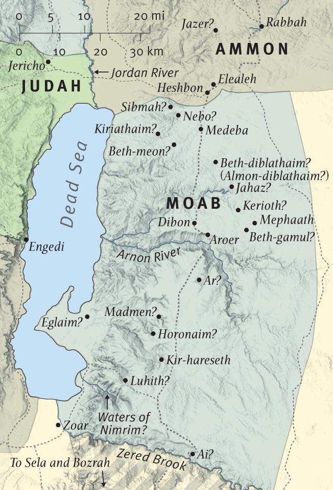 Jeremiah Prophesies against Moab