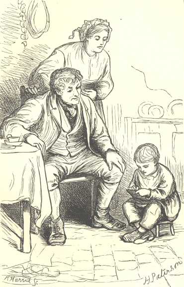 “Lor massey!” cried Master Salter. “I’ told’ee, missus, about un. Look here, Jan Lake. If thee’ll draa me out some pigs like them, I’ll give ’ee sixpence and a new slate, and I’ll try thee for a week, anyhow.”