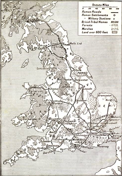 Map of Roman Britain