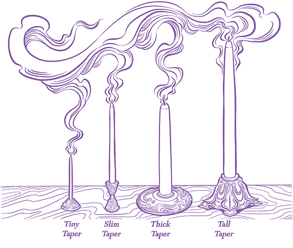 Types of Taper Candles