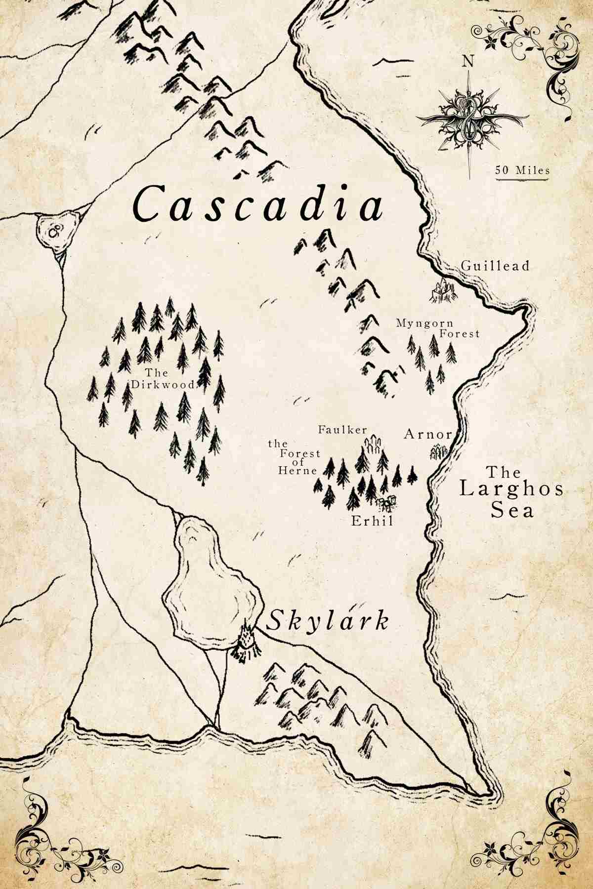 Map of Cascadia